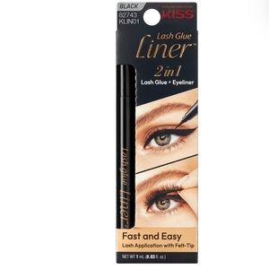 NEW! KISS Black Lash Glue Liner 82743 KLIN01
